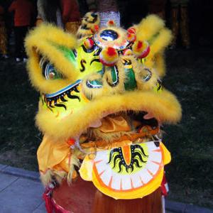 Chinese lion head mask