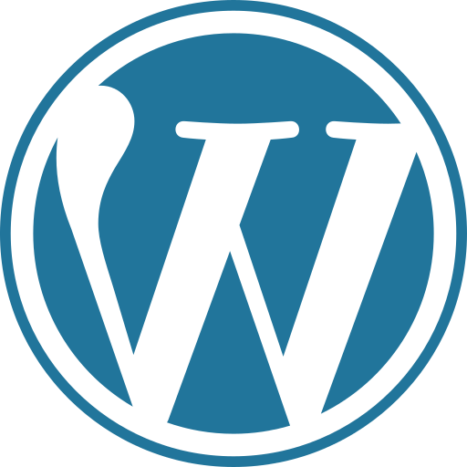 WordPress web content management system logo